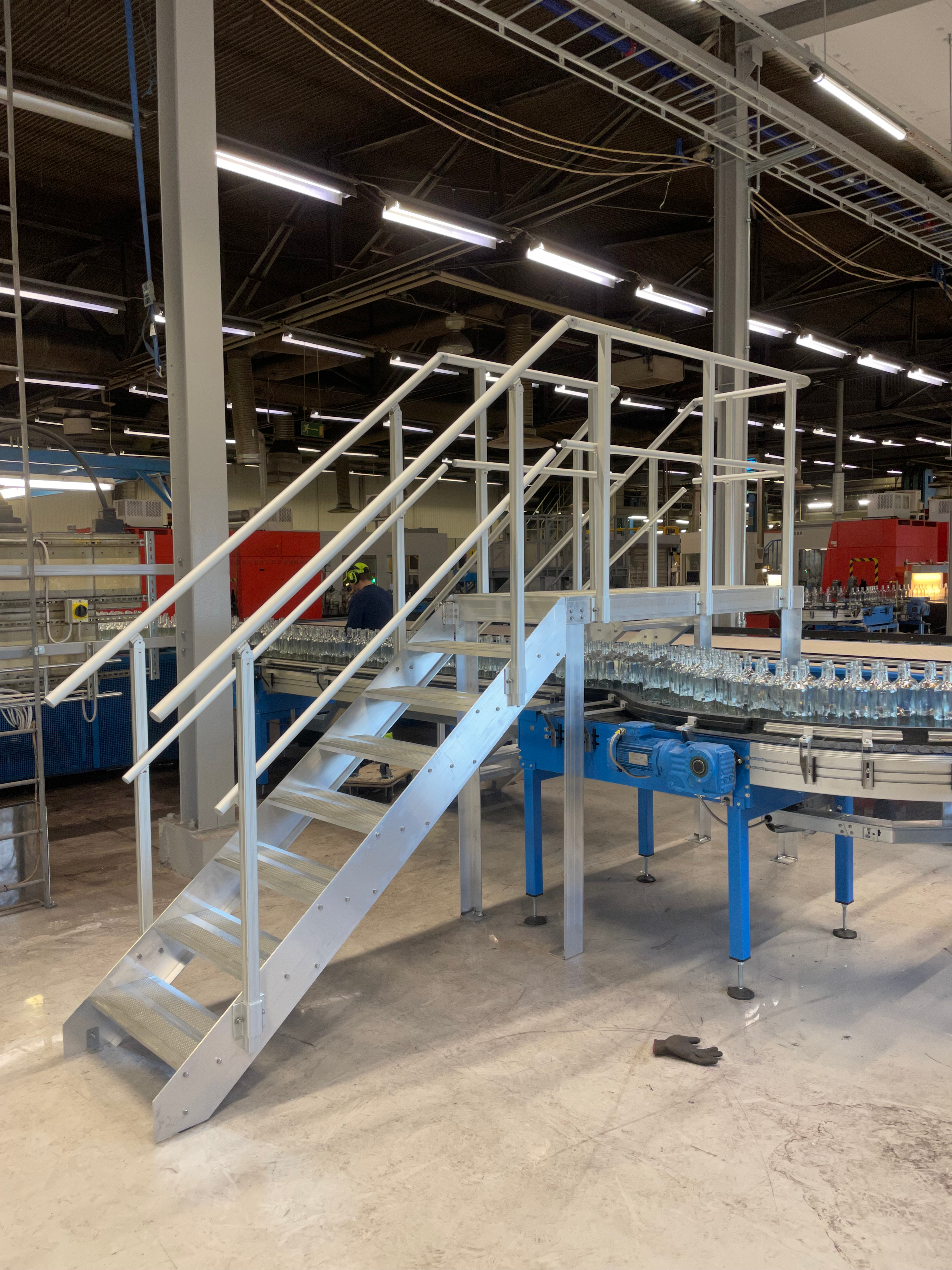 2st trappor med plattform